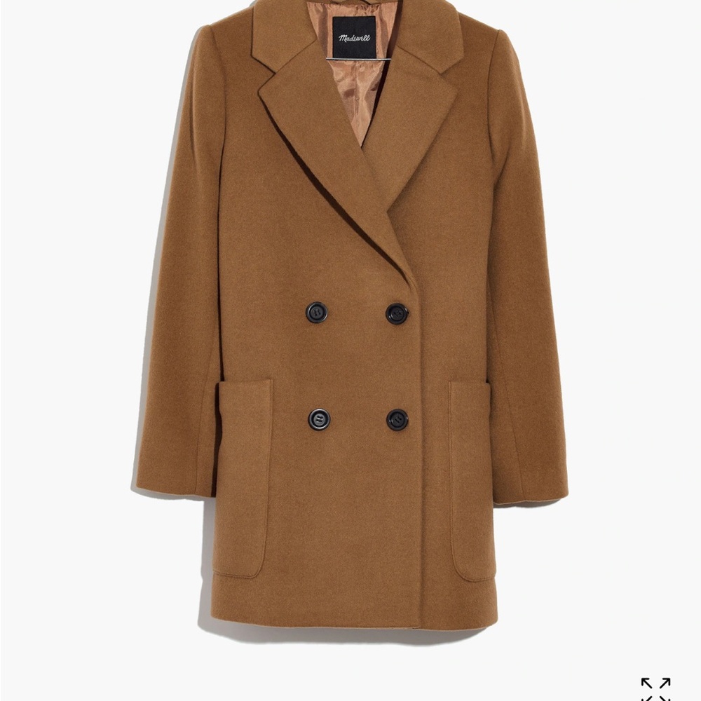 Double-Breasted Tan Coat